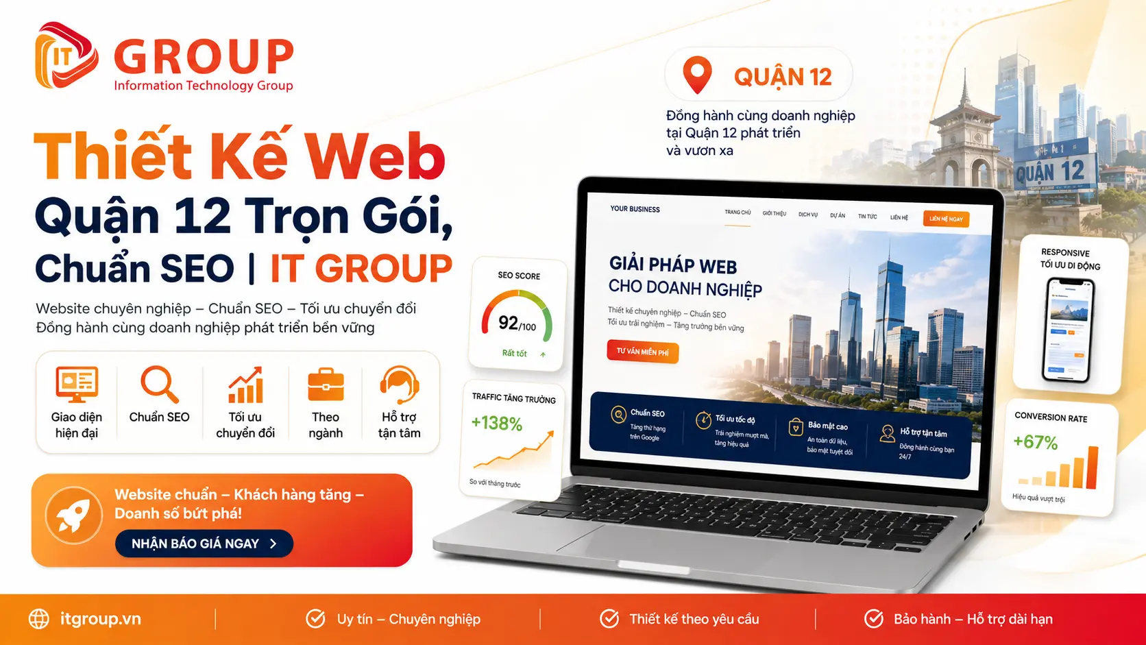 Thiết Kế Web Quận 12 Trọn Gói