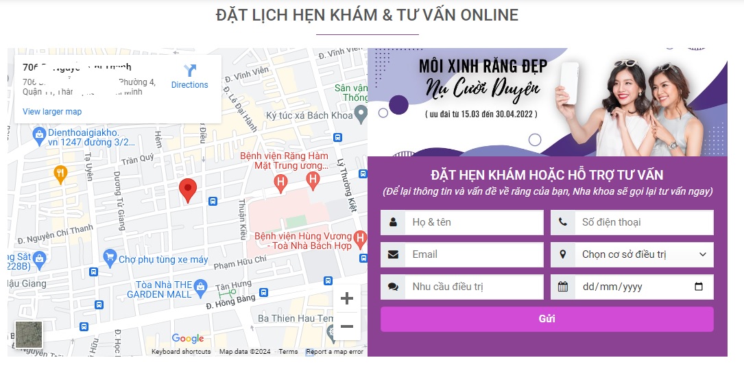 dat lich hen kham online