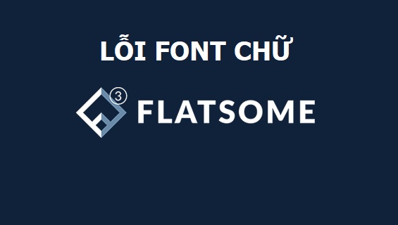 Hướng dẫn sửa lỗi font chữ web flatsome