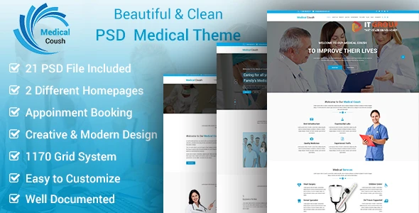 thiet ke website phong kham 2