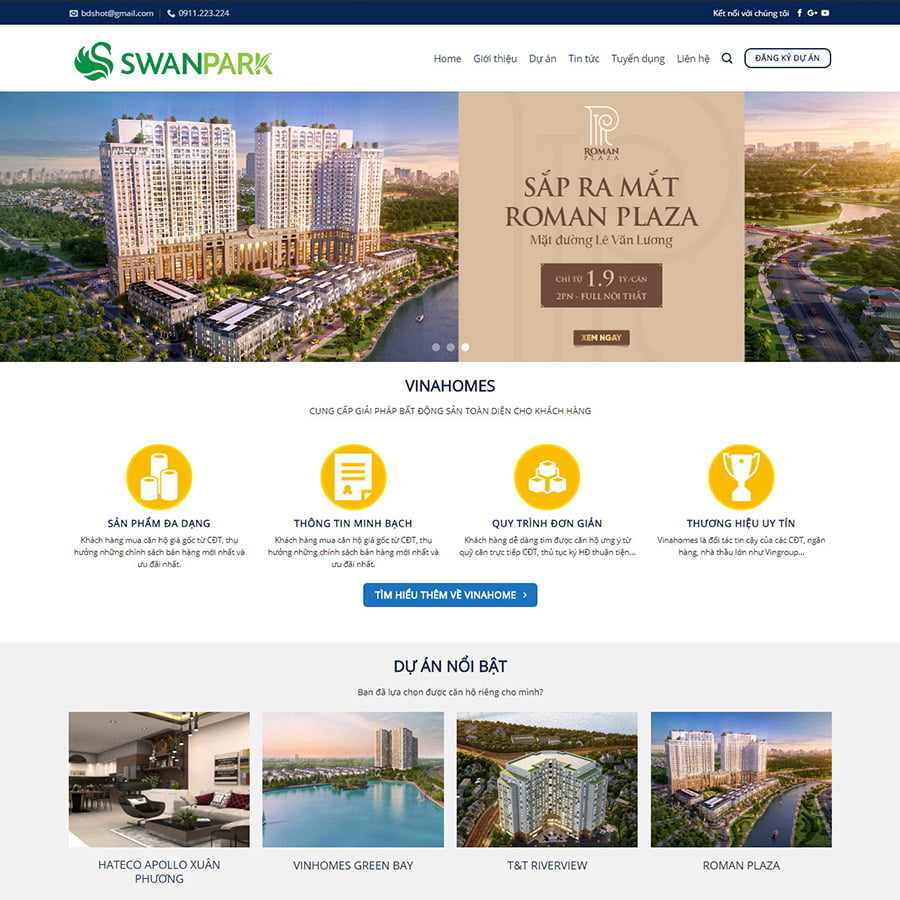 Thiết Kế Website BĐS Chuyên Nghiệp - Chi Phí Trọn Gói