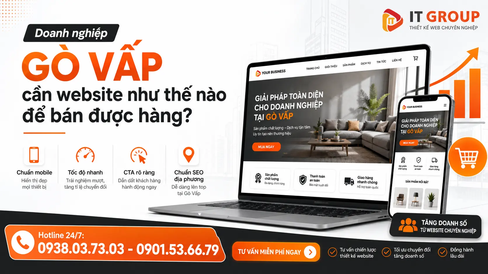 Website chúng tôi thiết kế giải quyết bài toán gì cho doanh nghiệp Gò Vấp