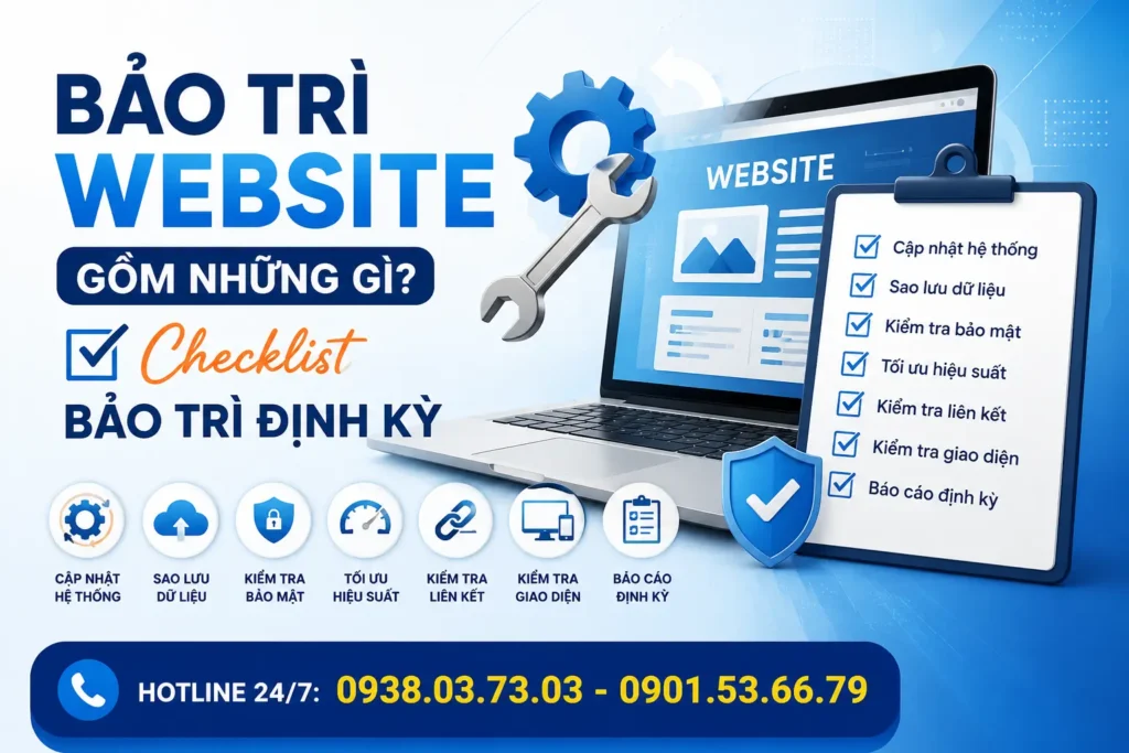 Bảo Trì Website Gồm Những Gì