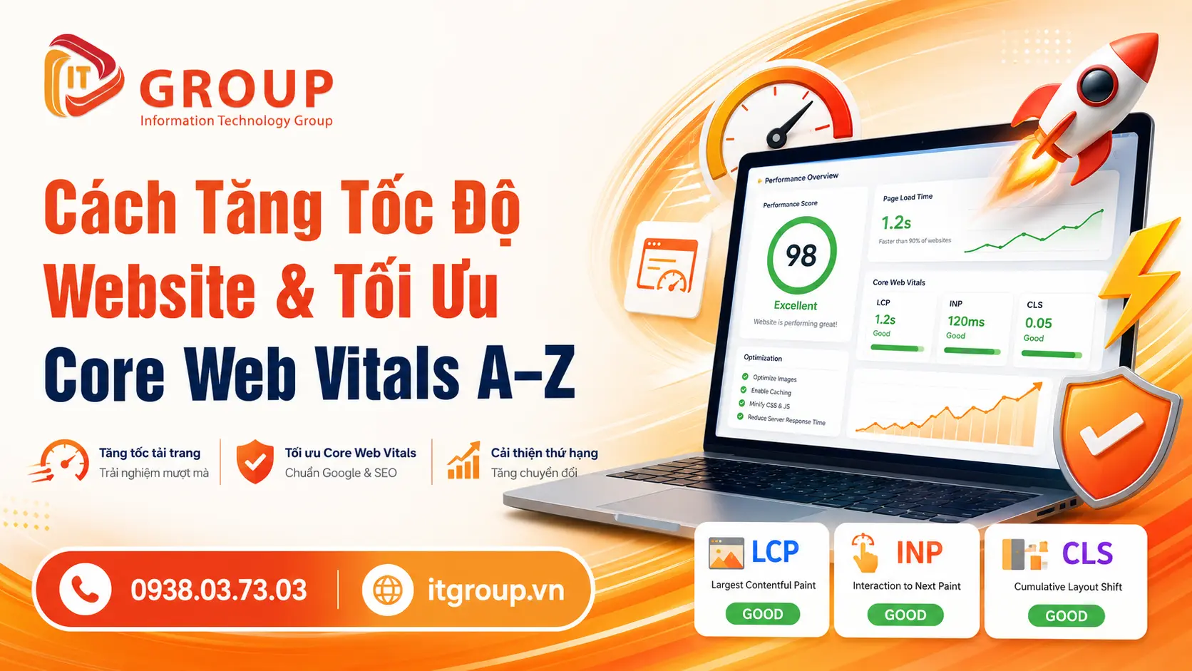 Cách Tăng Tốc Độ Website & Tối Ưu Core Web Vitals A–Z