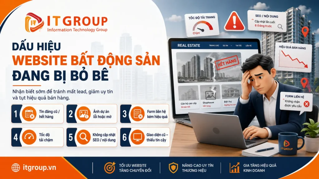 Chăm Sóc Web Bất Động Sản: 5 Đặc Thù Không Thể Bỏ Qua