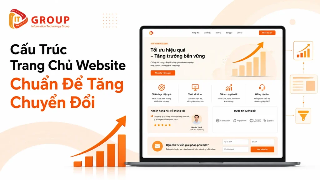Cấu Trúc Trang Chủ Website Chuẩn Để Tăng Chuyển Đổi