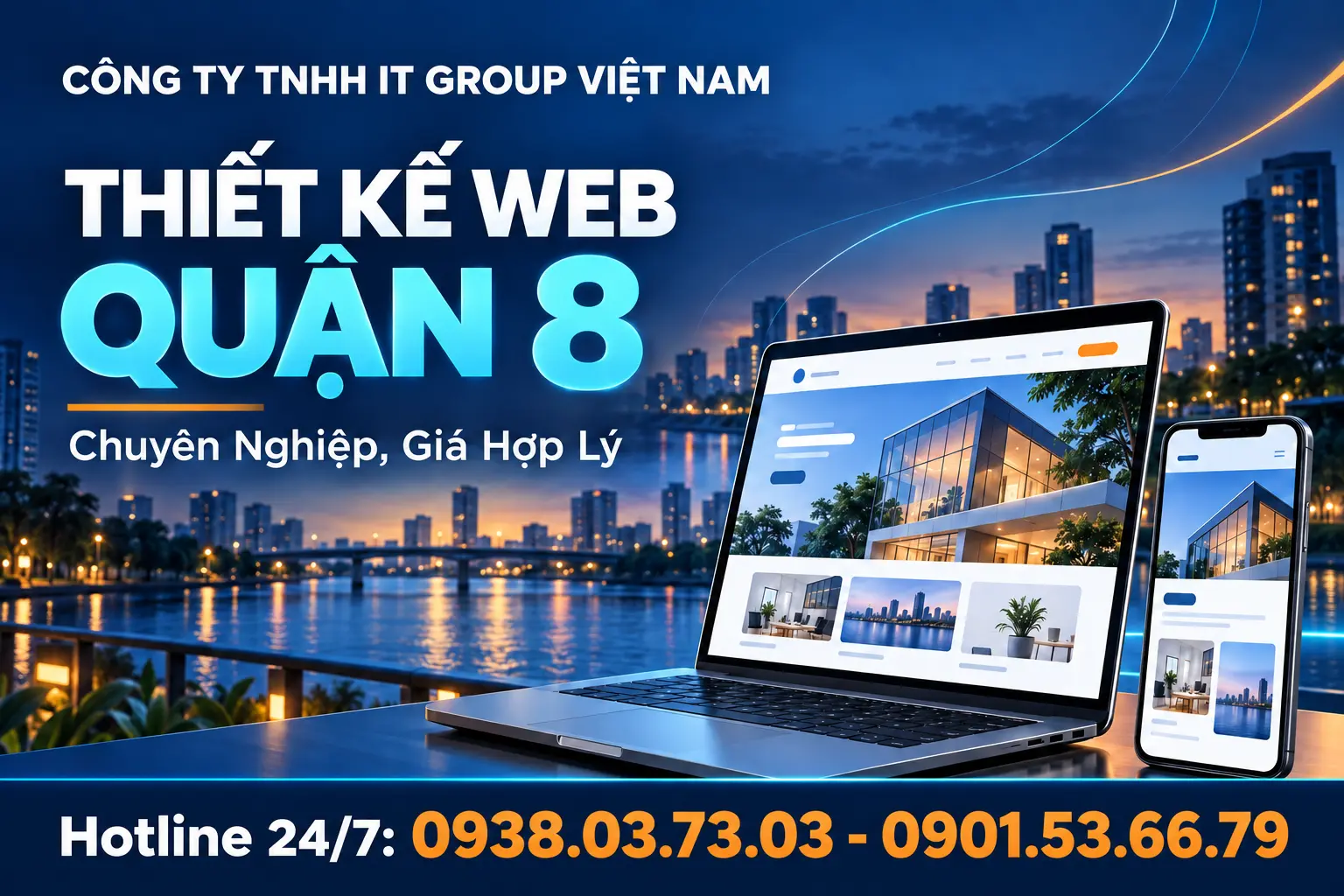 Thiết Kế Web Quận 8 Chuyên Nghiệp, Giá Hợp Lý | IT GROUP